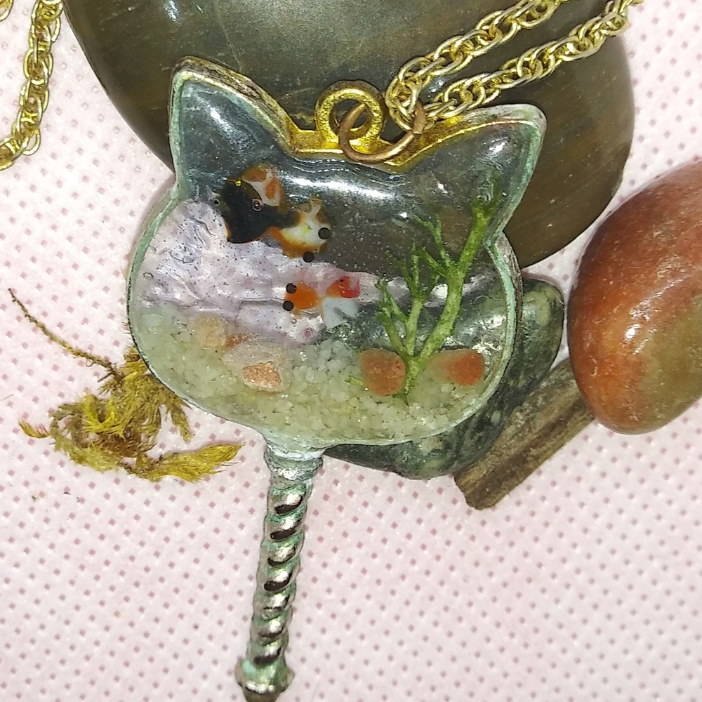 One of a kind hand made necklace magic wand